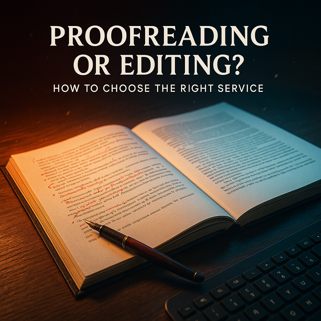 Editing and Proofreading Services