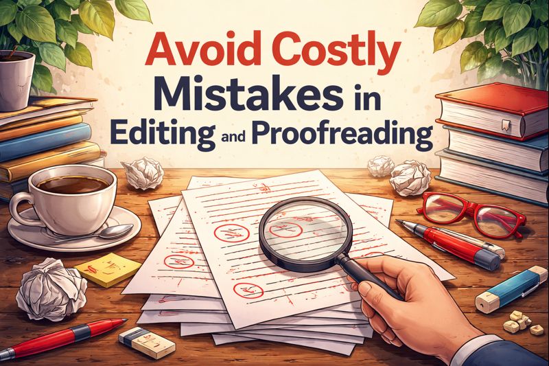 Avoid Costly Mistakes in Editing and Proofreading