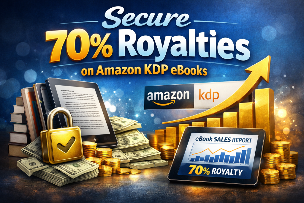 Secure 70% Royalties on Amazon KDP Ebooks